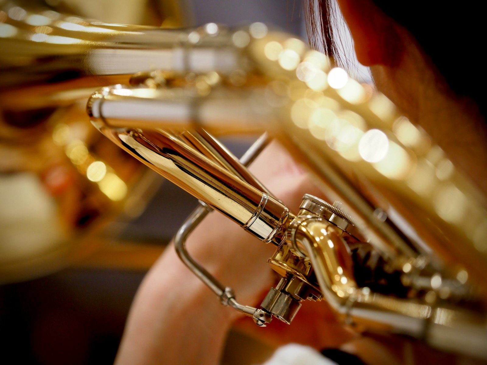Trumpet close-up detail